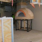 the pizza oven finds its home