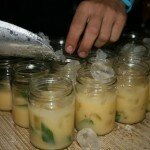 cocktails in jam jars